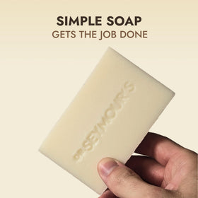 Dr. Seymour's cut bar revealing natural interior and handcrafted detail