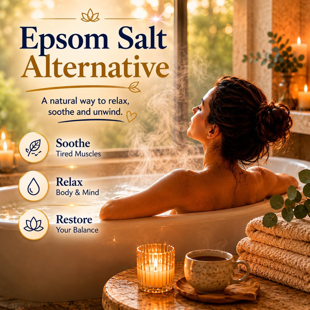 Dr. Singha's foot soak in basin demonstrating targeted relief and comfort