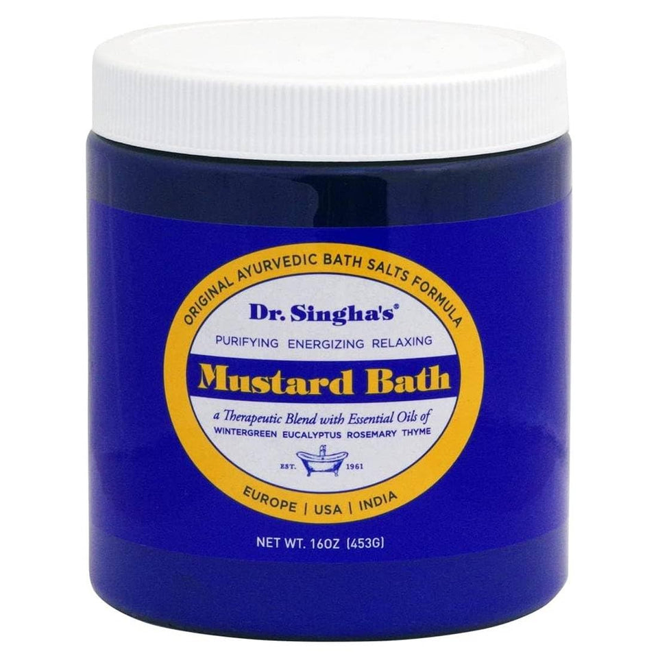 Dr. Singha's front label jar showing product and benefits