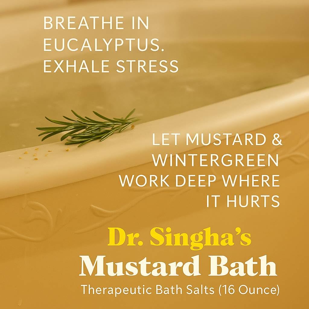 Dr. Singha's close-up granules texture conveying gentle dissolve