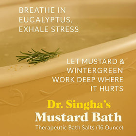 Dr. Singha's close-up granules texture conveying gentle dissolve