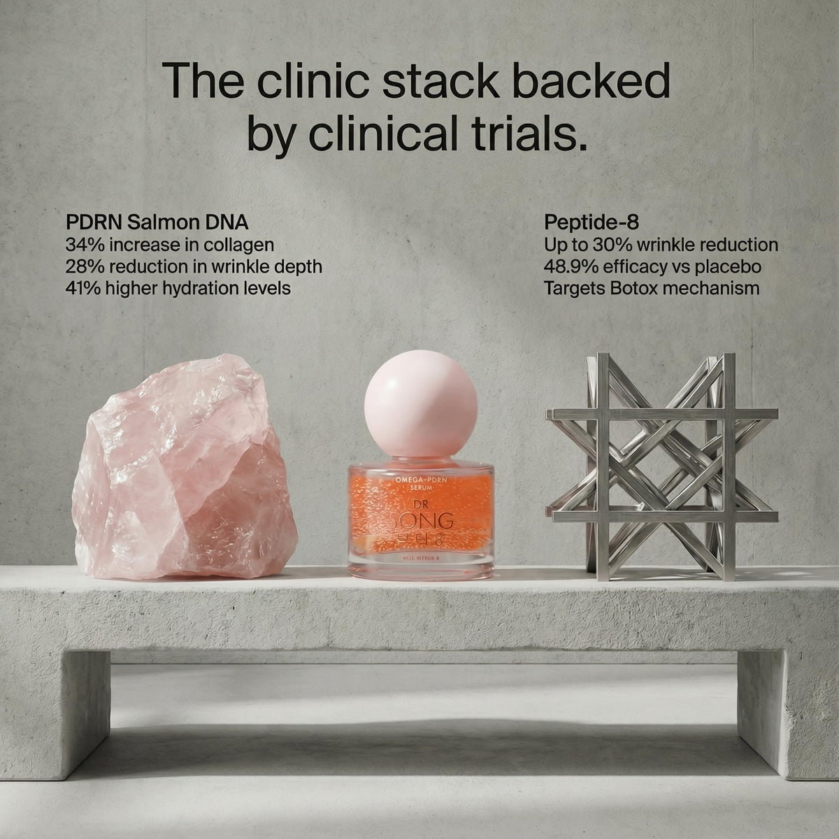 Dr Song salmon PDRN ingredient vial showing bioactive repair support