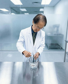 Dr Song label closeup showing ingredient list and product transparency