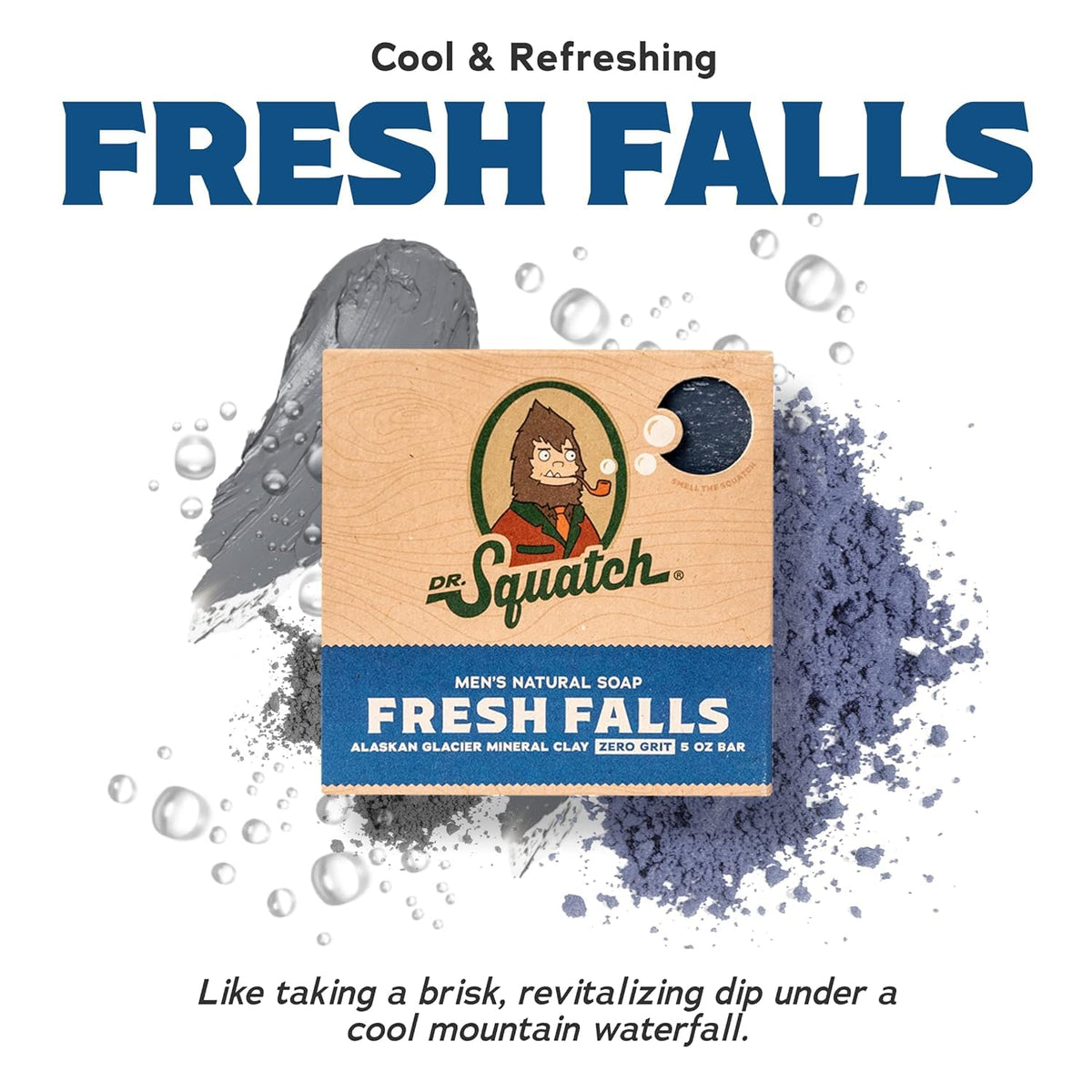 Dr. Squatch Birchwood Breeze close texture shot showing rich lather and moisturizing feel