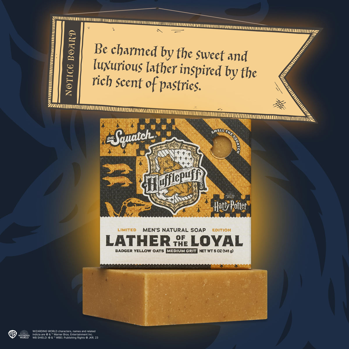 Dr. Squatch collector box displayed on shelf highlighting gift-ready appeal