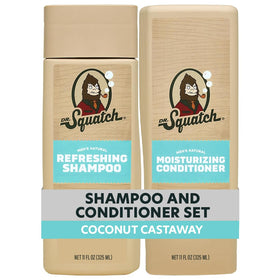 Dr. Squatch front packaging showing 2-pack and tropical scent benefits
