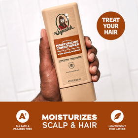 Dr. Squatch conditioner creamy texture demonstrating deep moisturization