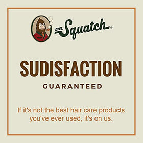 Dr. Squatch Fresh Falls next to common items for size and scale