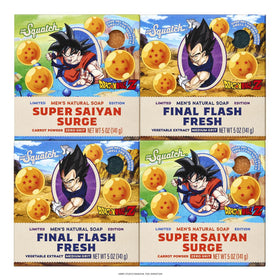 Dr. Squatch front packaging with Dragon Ball Z artwork and collector appeal