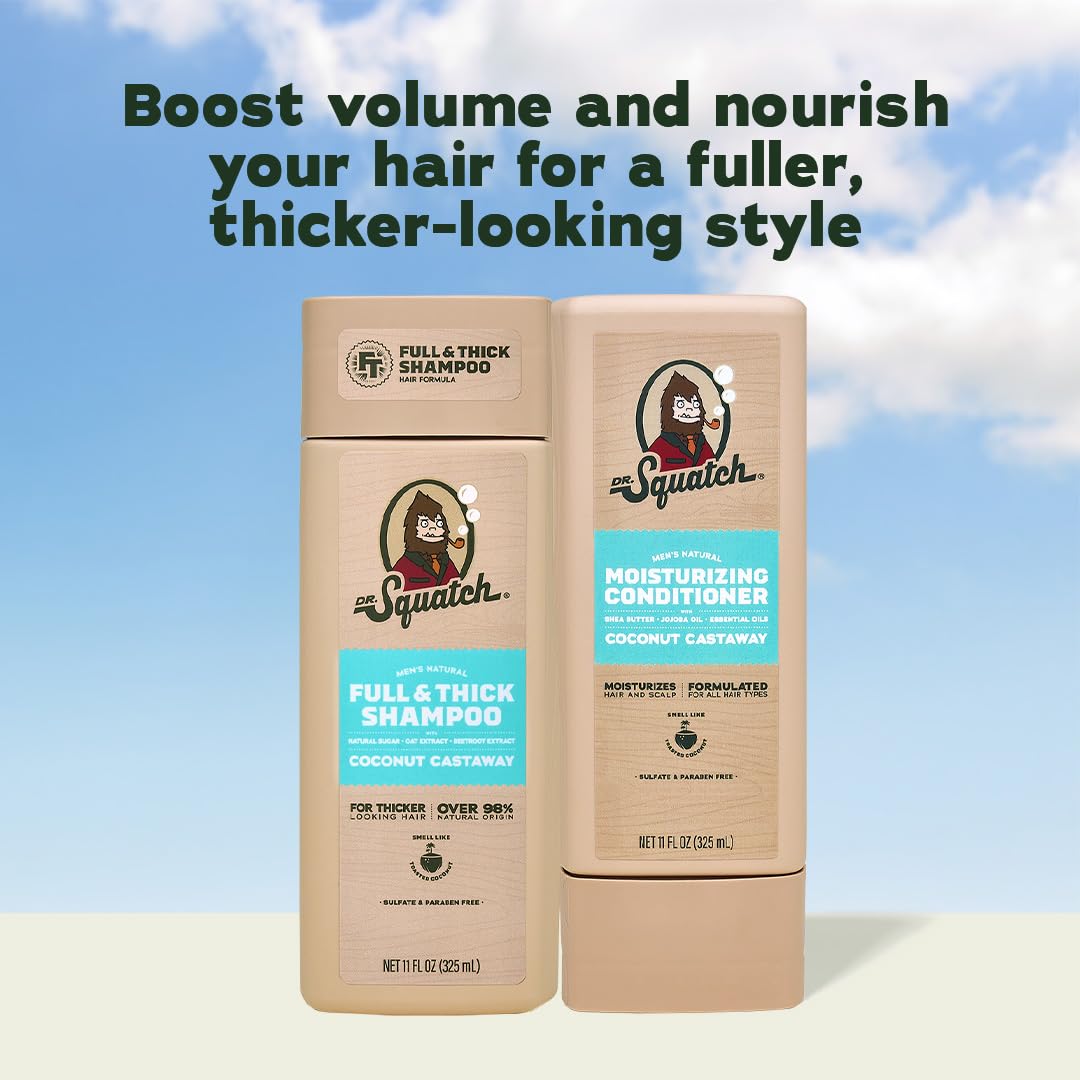 Dr. Squatch Coconut Castaway scent elements suggesting fresh tropical aroma benefit
