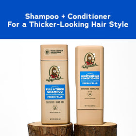 Dr. Squatch shampoo pump close-up demonstrating easy dispensing and control