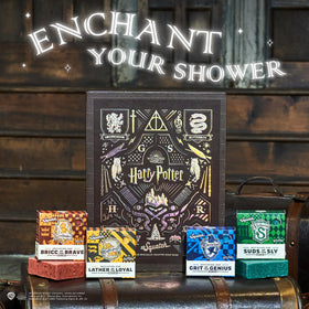 Dr. Squatch Gryffindor-inspired soap close-up showing texture and nourishing oils