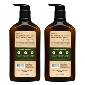 Dr. Squatch label close-up showing natural ingredient list