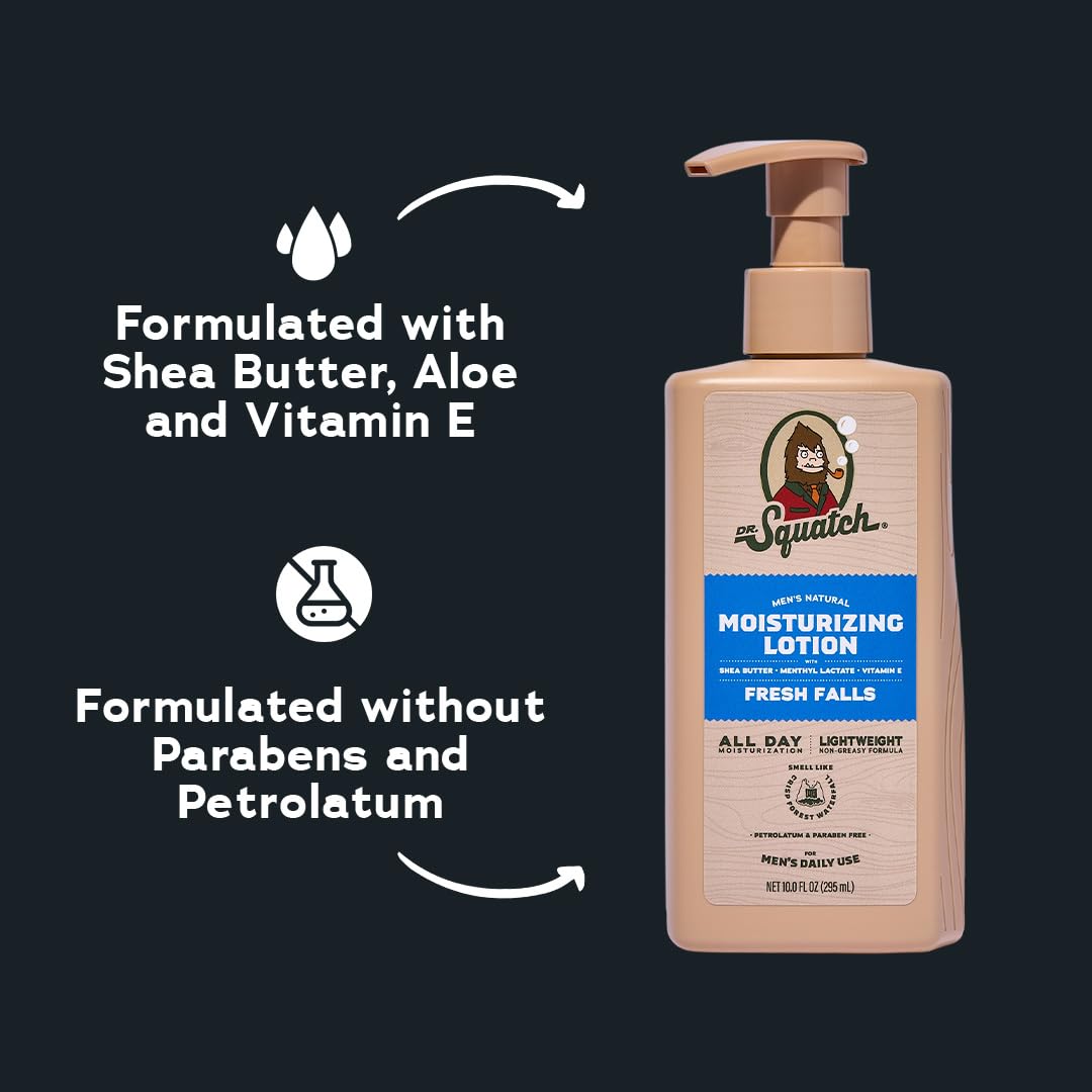 Dr. Squatch application on hand demonstrating fast absorption and non-greasy feel