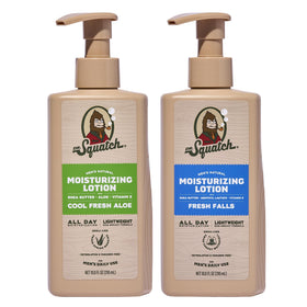Dr. Squatch front packaging showing 2-pack benefits and scent names