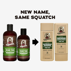 Dr. Squatch shampoo texture close-up demonstrating gentle lather benefit