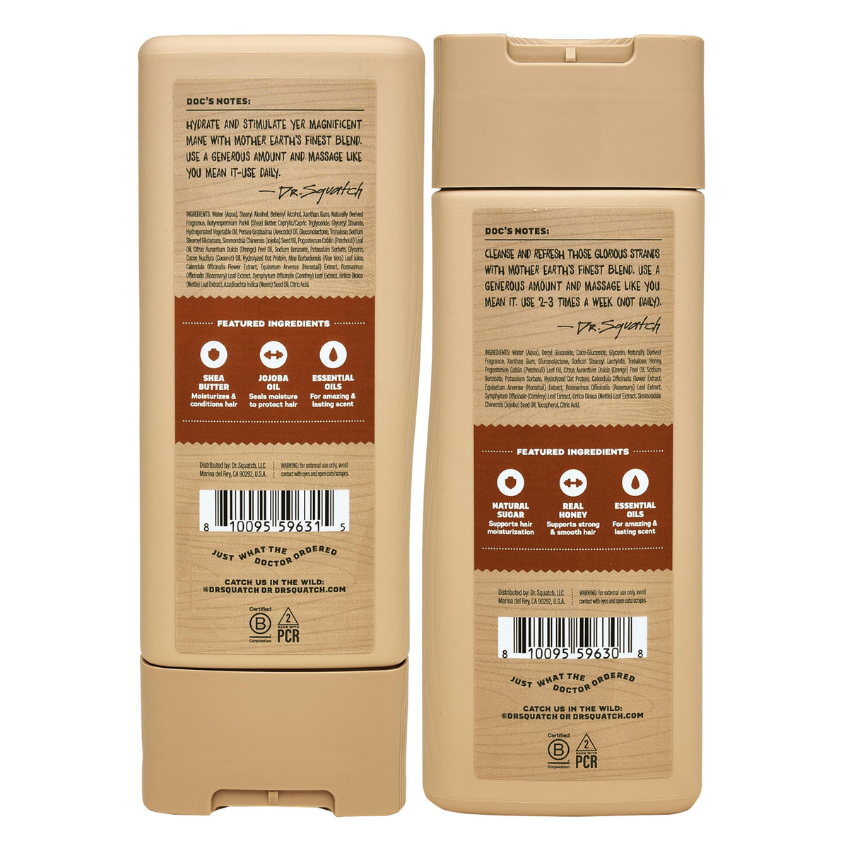 Dr. Squatch shampoo pump dispensing gentle lather for clean hair