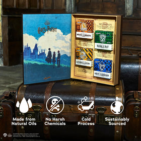 Dr. Squatch four soap bars arranged to show variety and easy gift presentation