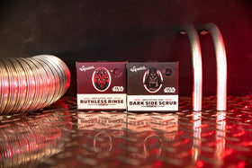 Dr. Squatch character labels detail highlighting inspired scents and design