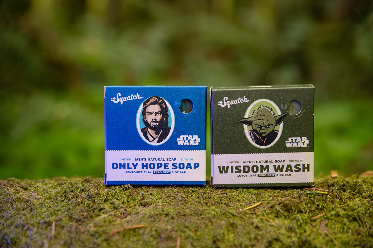 Dr. Squatch close-up of soap texture showing creamy lather potential