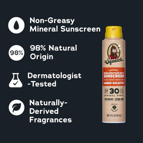 Dr. Squatch applying spray to face illustrating quick even coverage and comfort