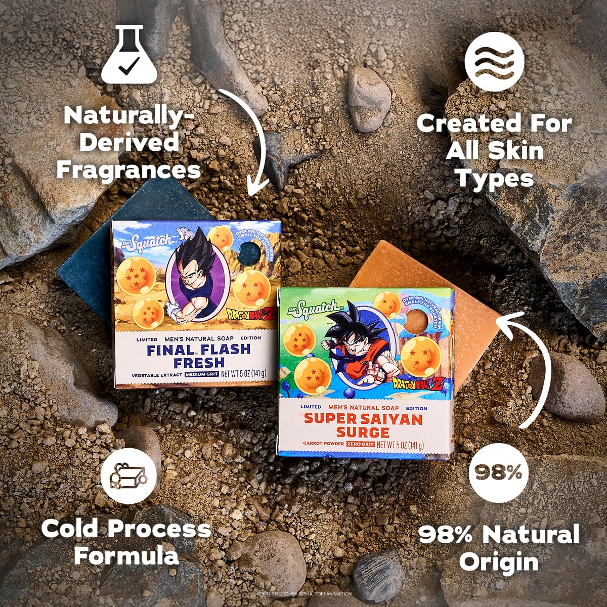 Dr. Squatch lather texture on skin showing rich foam and cleansing power