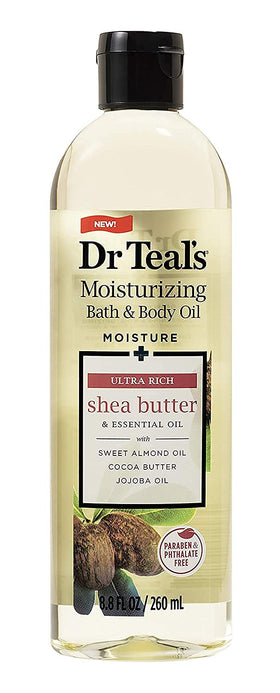 Dr Teal's oil being massaged into skin demonstrating fast absorption benefit