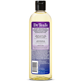 Dr Teal's bedside routine lifestyle scene promoting evening relaxation