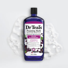Dr Teal's ingredients label highlighted to show magnesium sulfate benefit