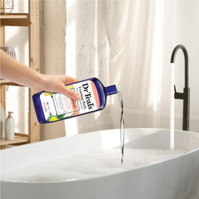 Dr Teal's bottle with Pure Epsom Salt soaking solution showing ritual pairing