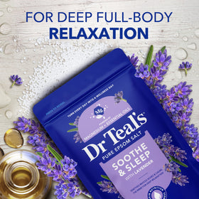 Dr Teal's eucalyptus and spearmint label detail showing ingredients and clarity benefit