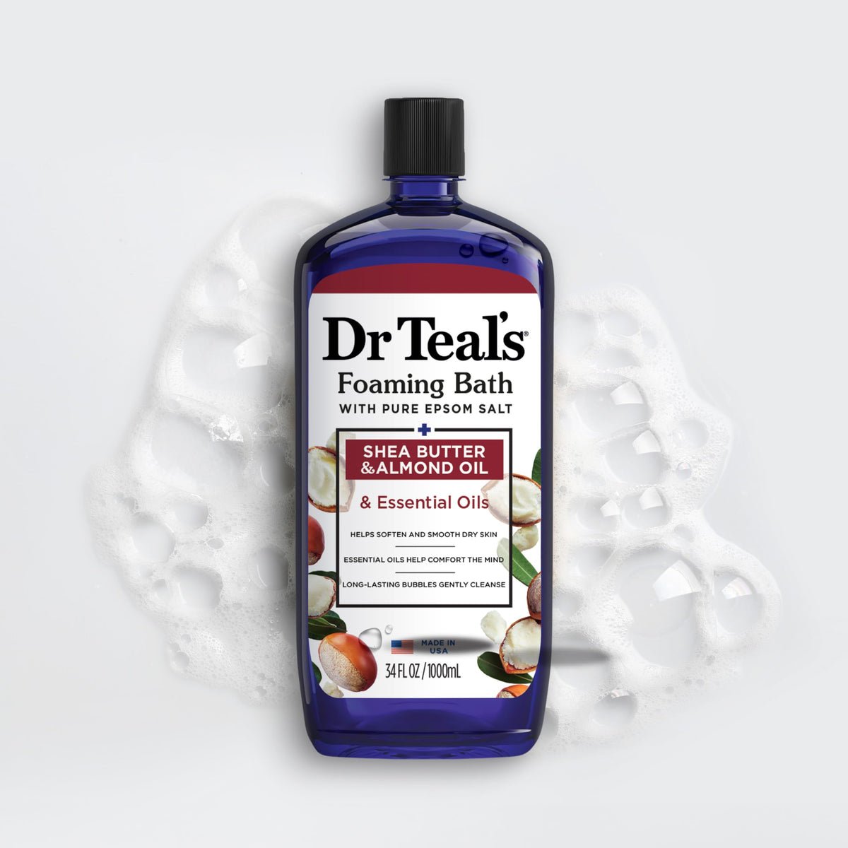 dr teal's four bottles grouped to show multi-pack value