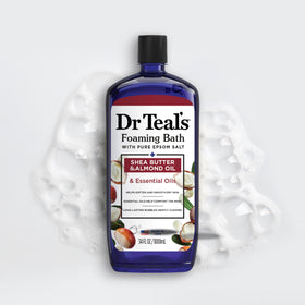 dr teal's four bottles grouped to show multi-pack value