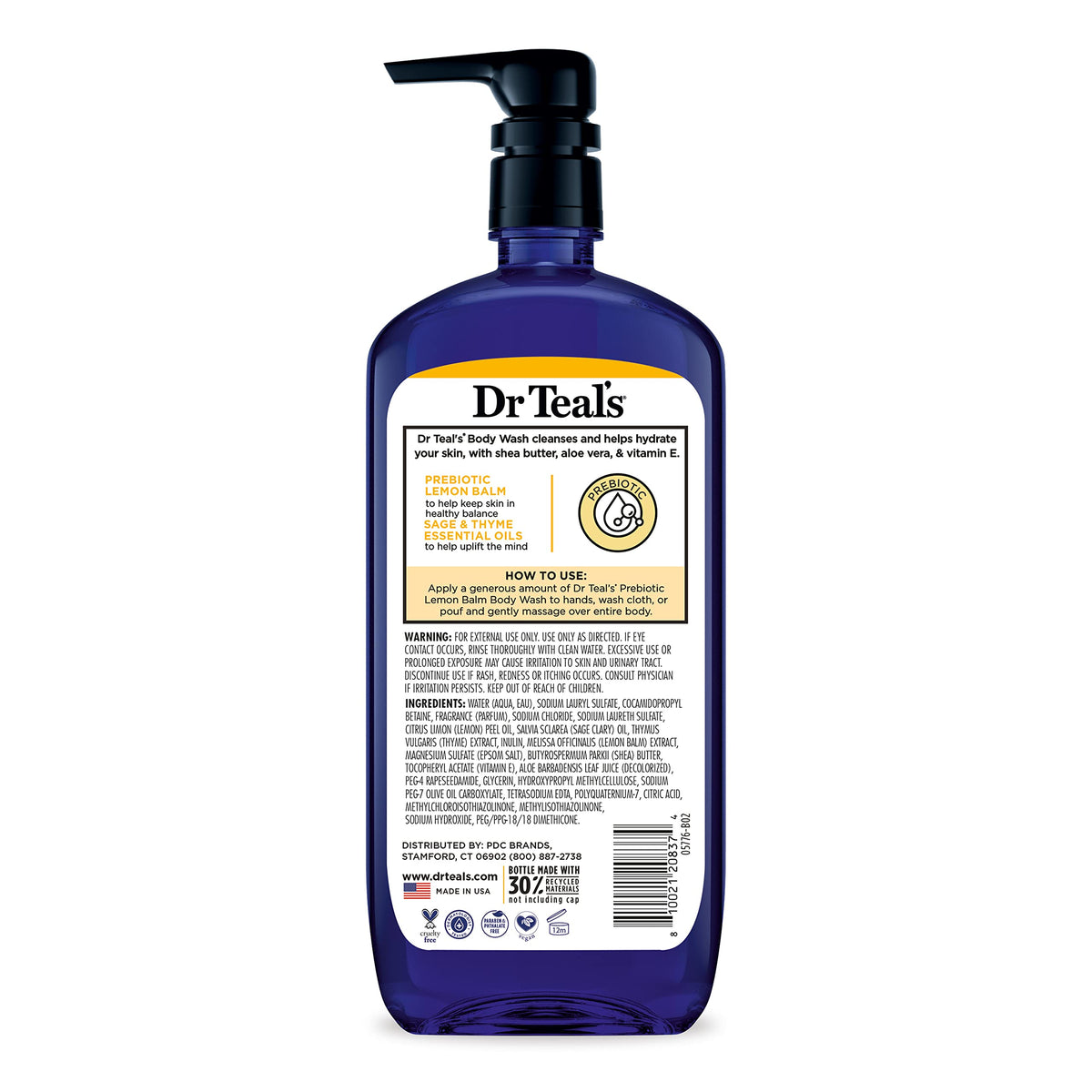 Dr Teal's four-pack stacked to show value and multi-bottle convenience