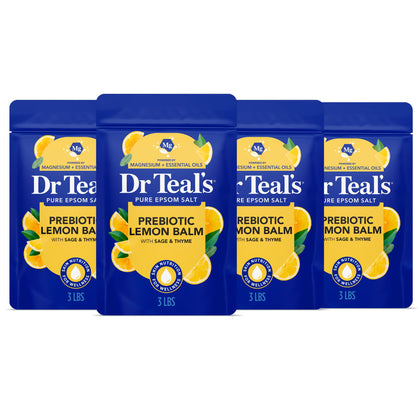 Dr Teal's front label showing product name and scent for quick identification