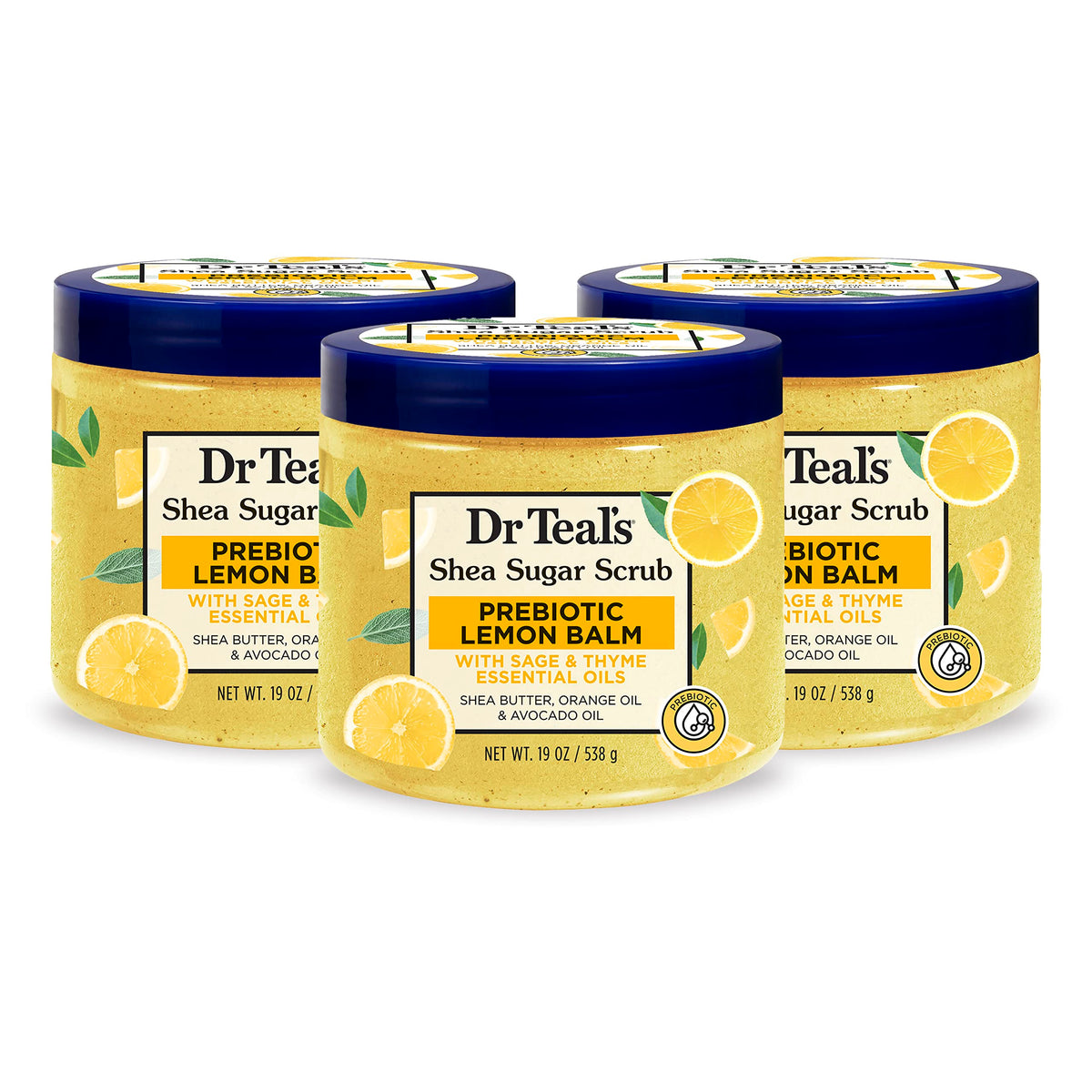Dr Teal's front packaging showing jar and label for easy identification