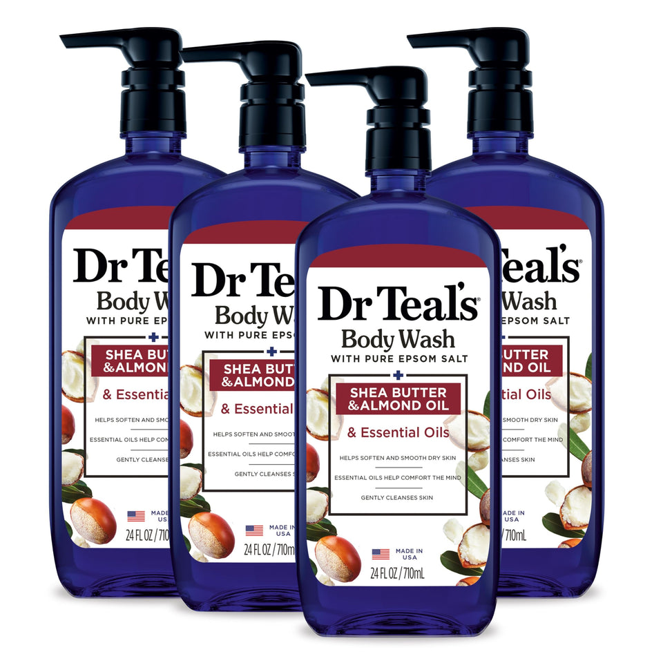 Dr Teal's front packaging showing product and benefits
