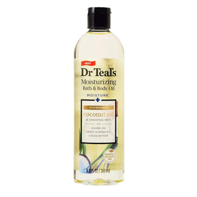 Dr Teal's gift set staged in bathroom for relaxing routine and self-care benefit