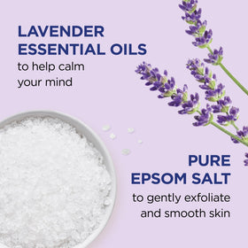 Dr Teal's open jar texture close-up highlighting gentle exfoliation
