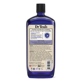Dr Teal's four bottles stacked to illustrate value pack convenience