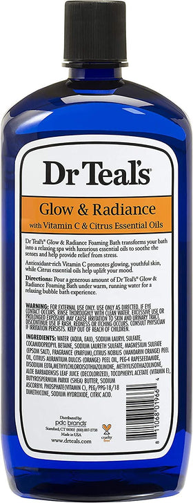 Dr Teal's two 34 fl oz bottles side-by-side showing total 68 fl oz value