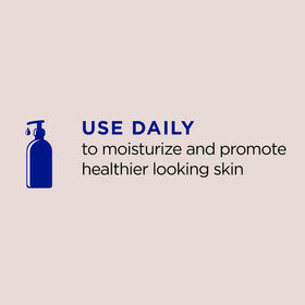 Close-up of lotion texture highlighting creamy, fast-absorbing moisturizing finish