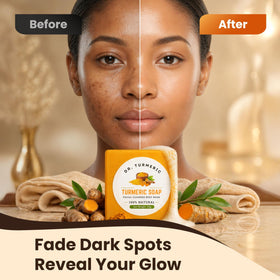 Dr. Turmeric turmeric root ingredient visual highlighting natural curcumin benefits