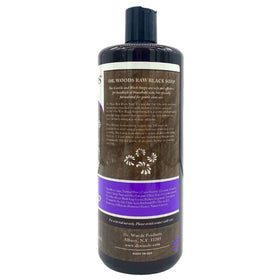 Dr. Woods pump and label close-up showing branding and ingredient clarity