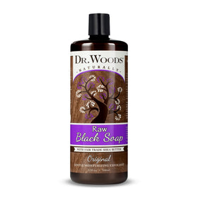 Dr. Woods front bottle showing label and 32 oz size benefit