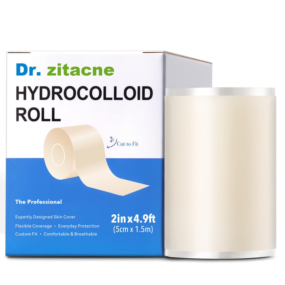 Dr. Zitacne front packaging roll showing size and branding for clear identification