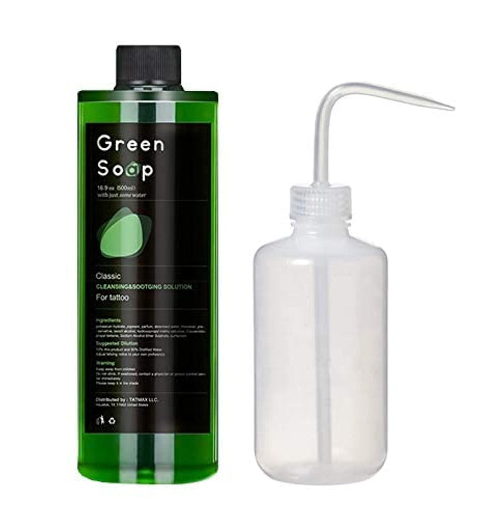 Dragon Art front packaging shows 16.9oz bottle and 8oz squeeze bottle, professional convenience
