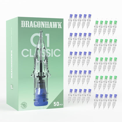 Dragonhawk front packaging showing mixed cartridge kit and benefits