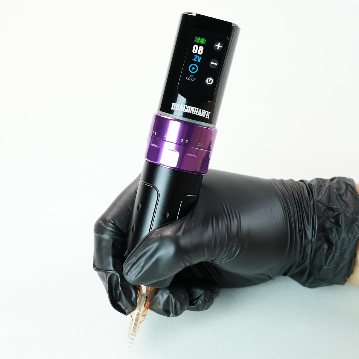 Dragonhawk L3 in tattoo studio lifestyle scene for portable readiness