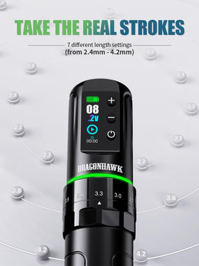 Dragonhawk side profile of L3 highlighting metal body and balanced shape benefit